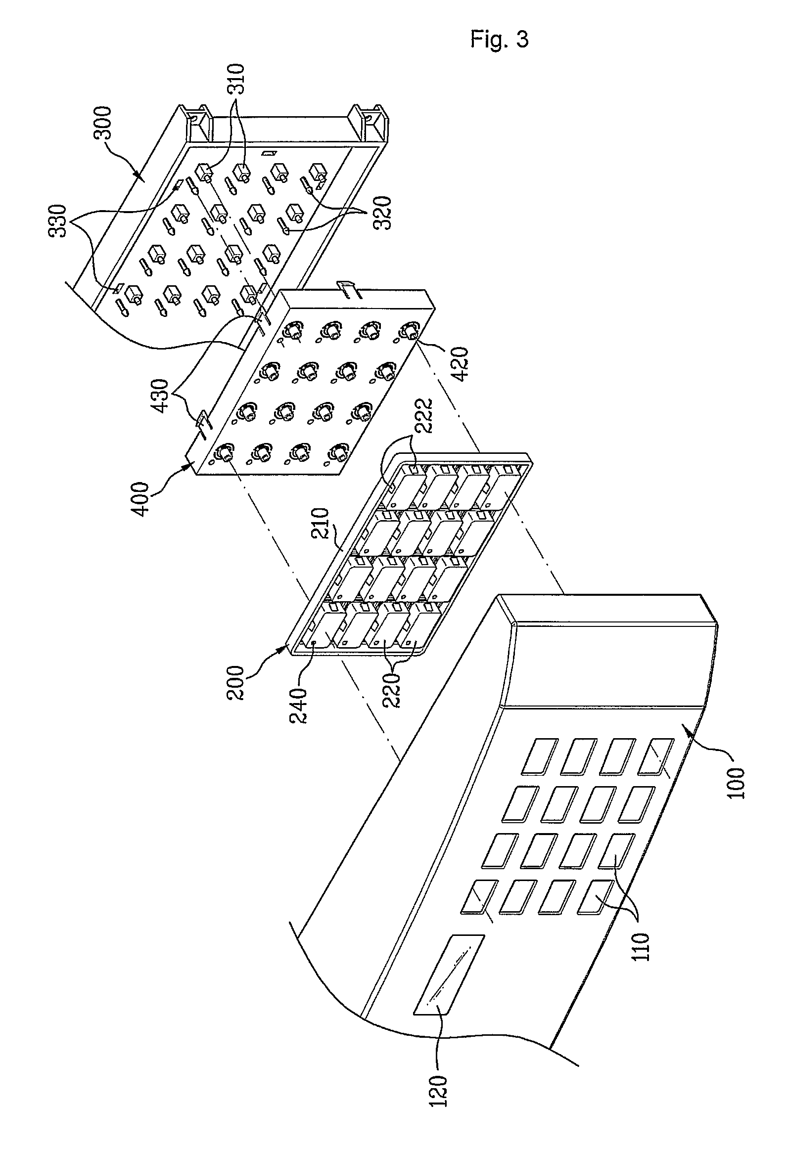 Control panel assembly for laundry device and laundry device including the same