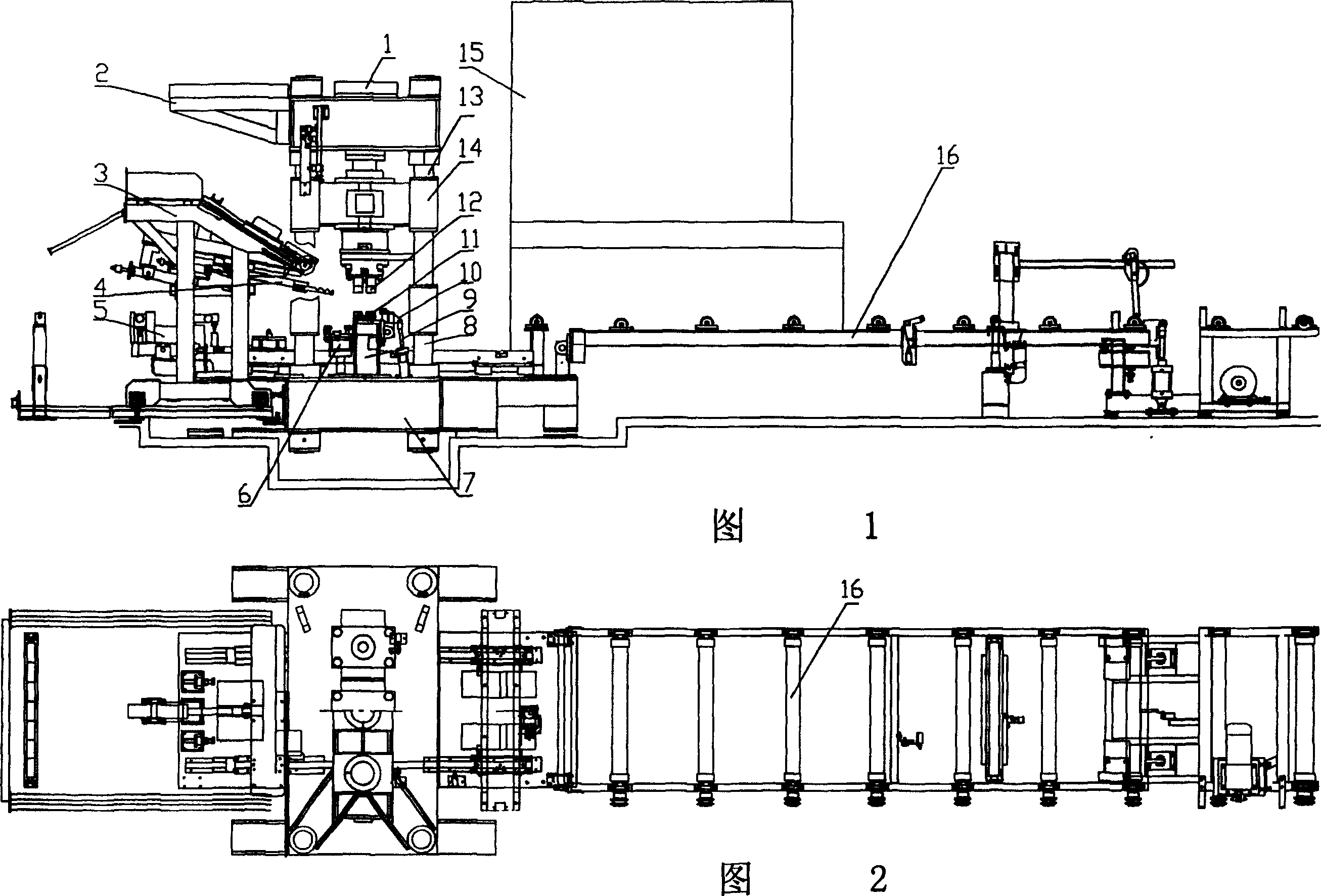 Steel checkerboard pressure welding machine