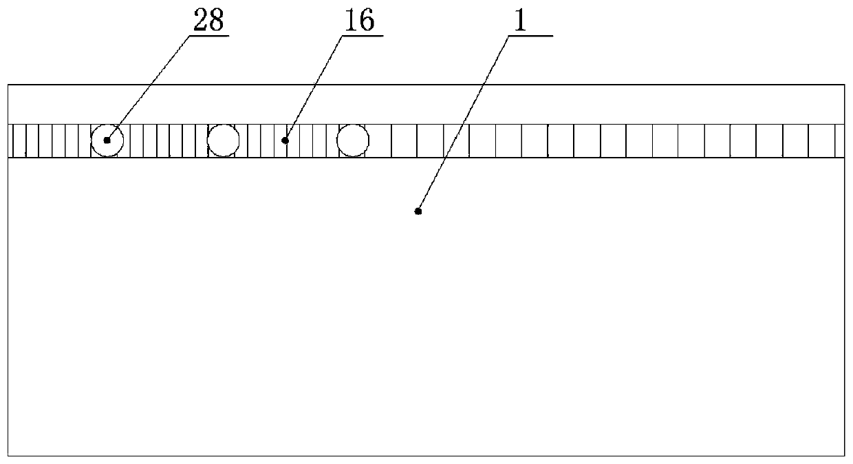 A waste collection device for cardboard processing