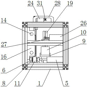 Glass tube cleaning device