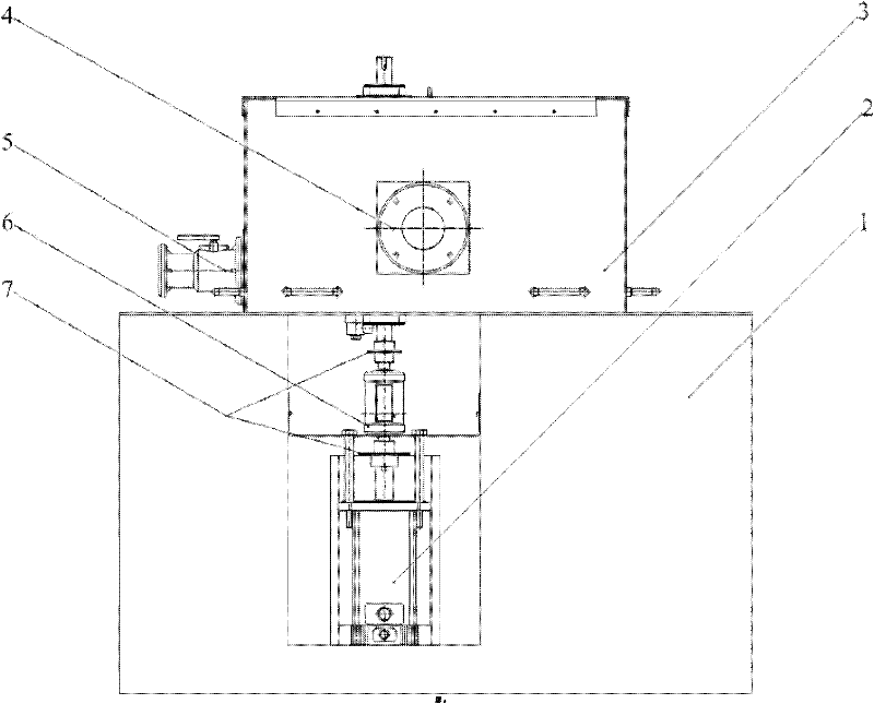 High-speed rotating test device with motor driving structure for verifying fluid-solid coupling algorithms