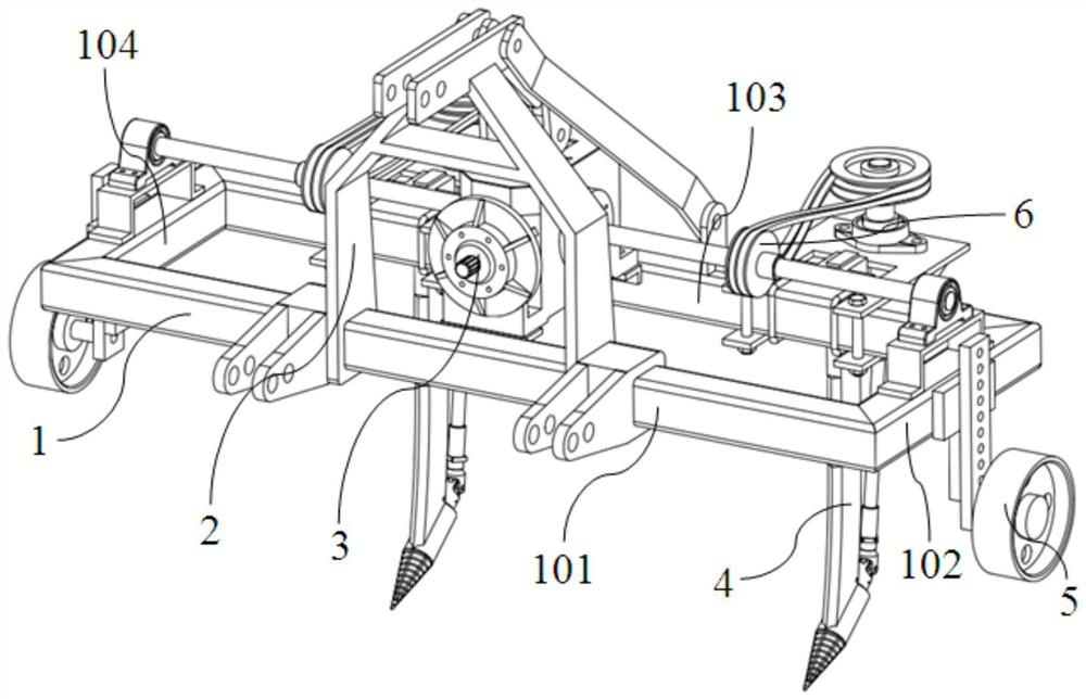 Shovel tip rotating drag reducing subsoiler