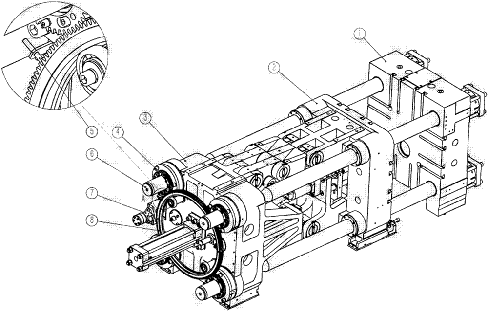 System and method for adjusting mould clamping force