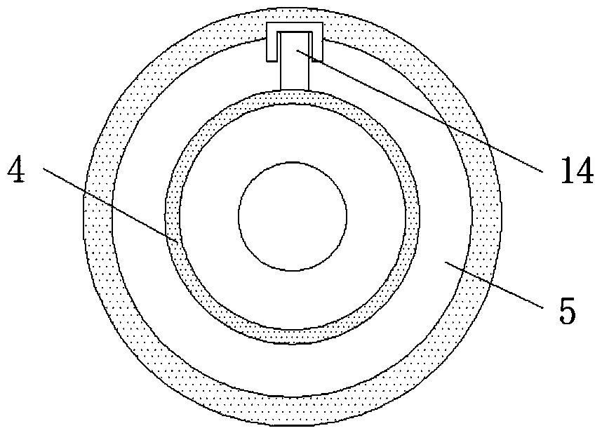 Coating device for production of water treatment tubular membrane