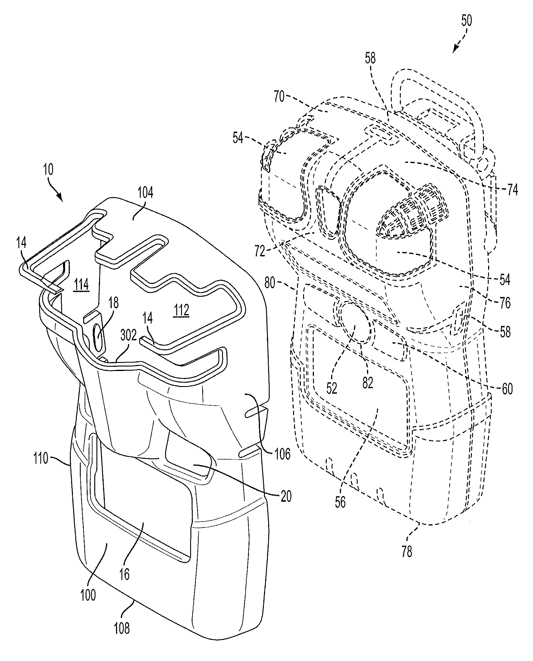 Alarm enhancing protective cover for safety instruments with optional calibration chamber