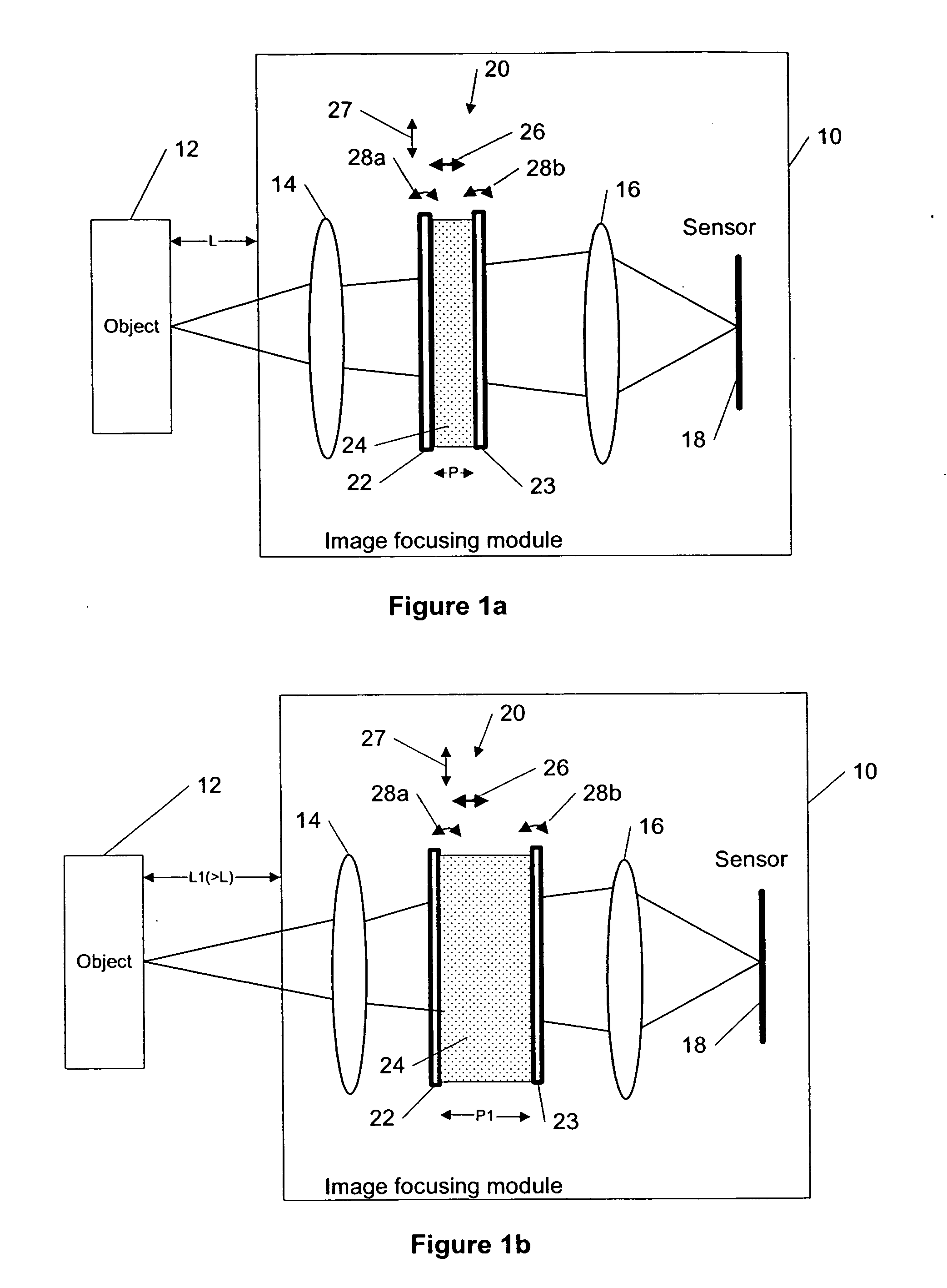 Hydraulic optical focusing-stabilizer