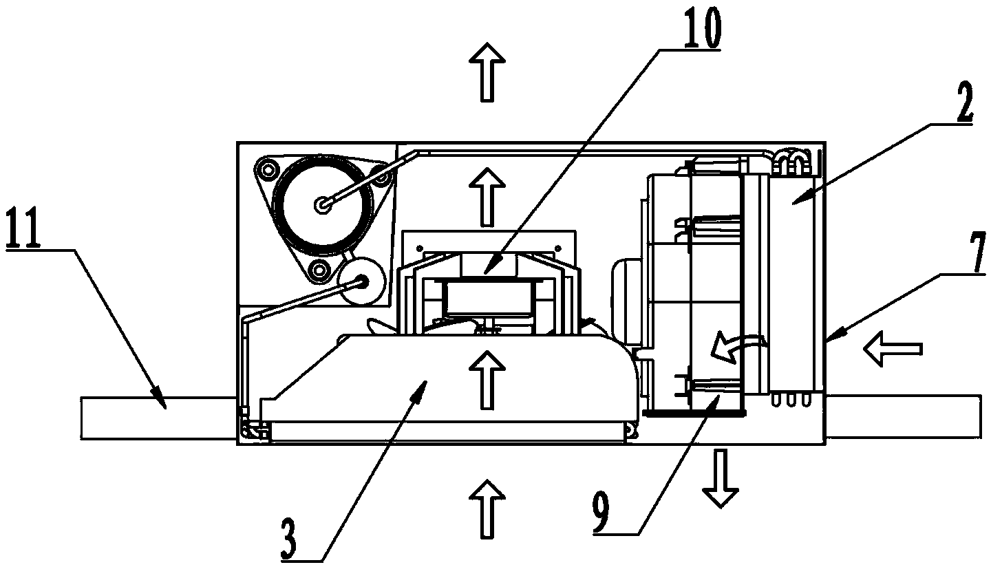 Air external circulation room temperature adjuster