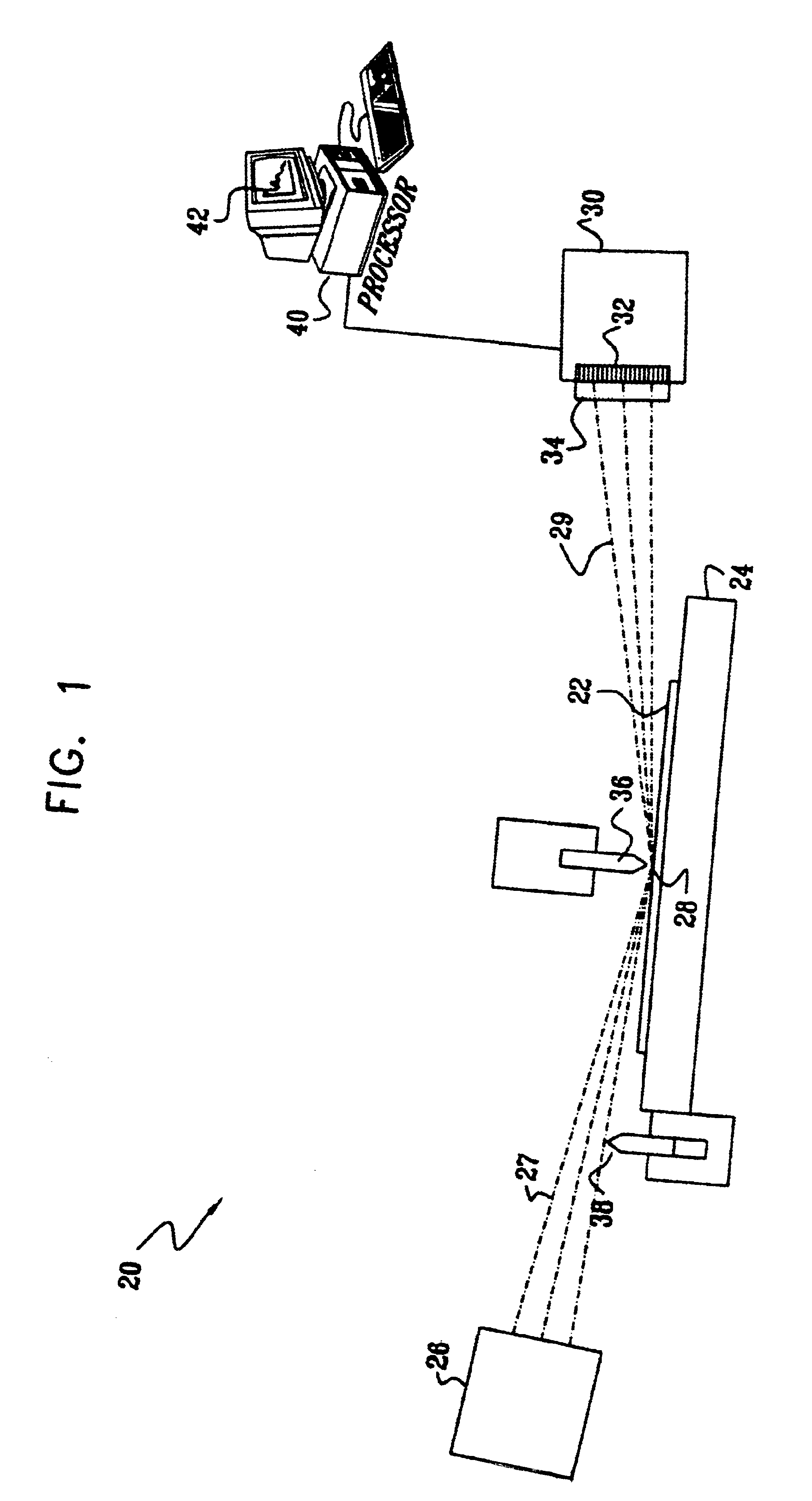 XRR detector readout processing