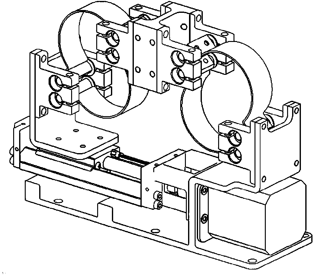 Leaf spring combined dynamic absorber for satellite flywheel