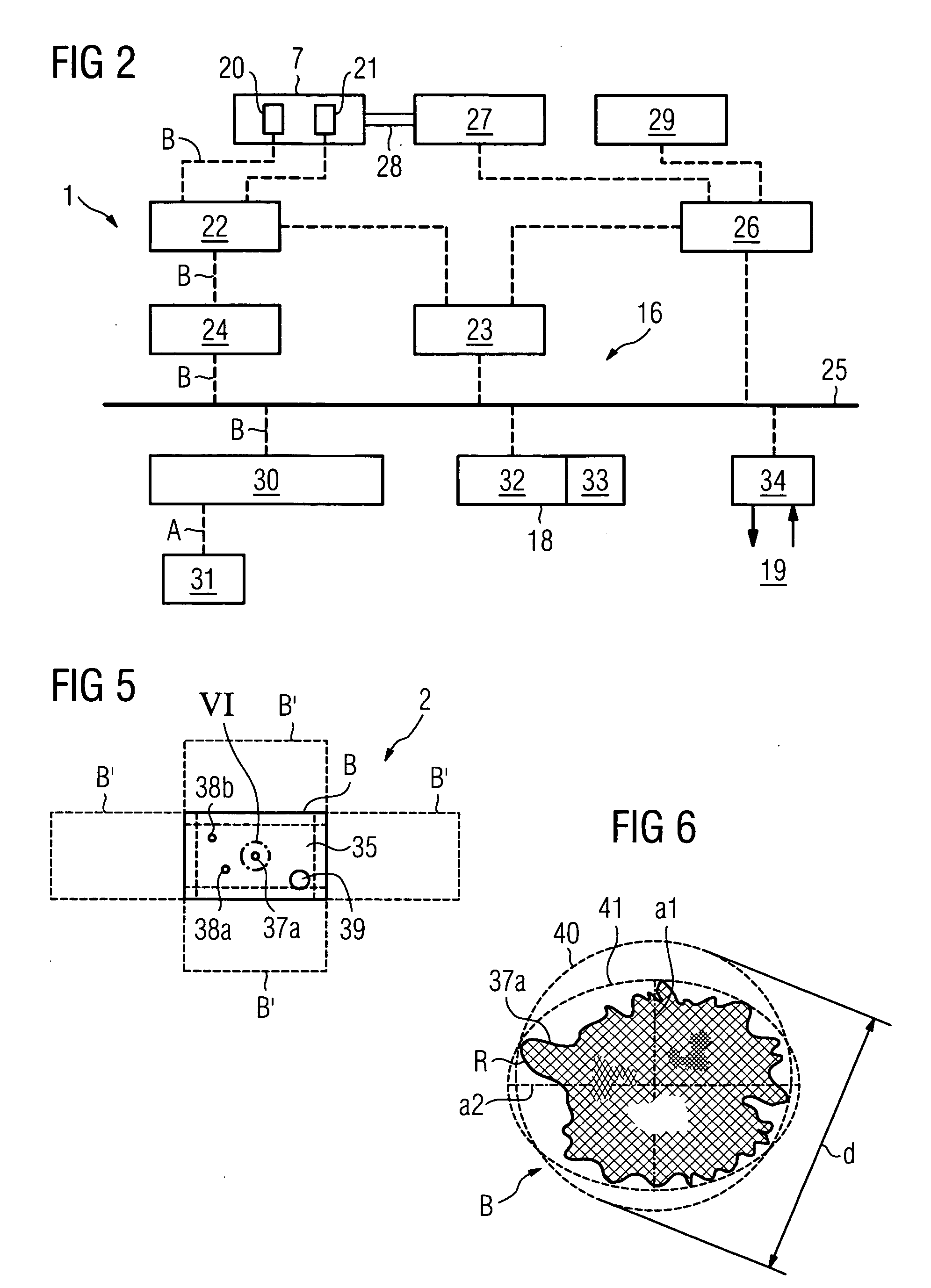 Method and device for examining the skin