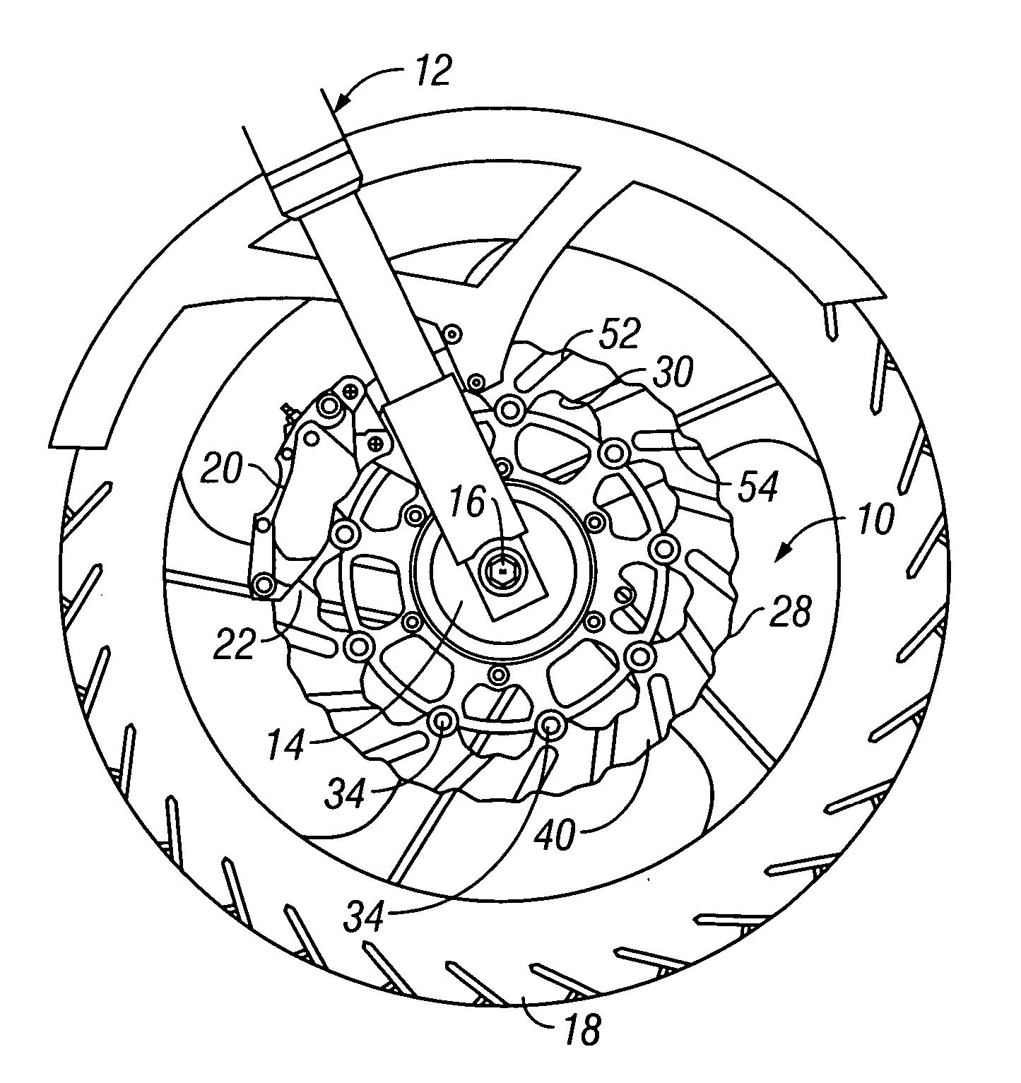 Brake disk for vehicles