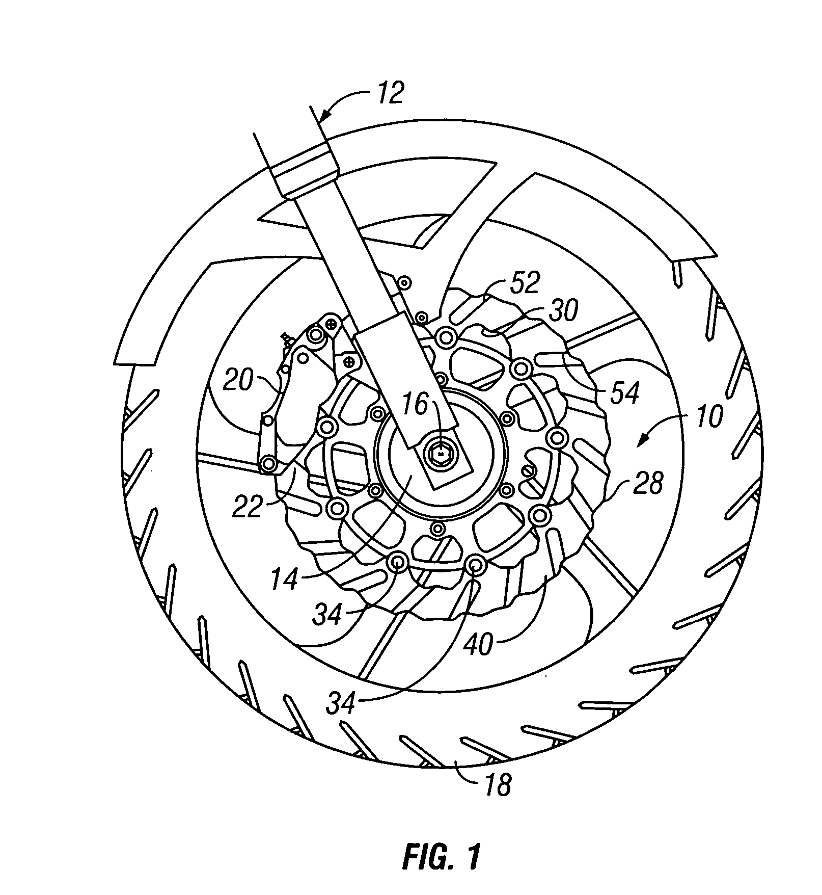 Brake disk for vehicles