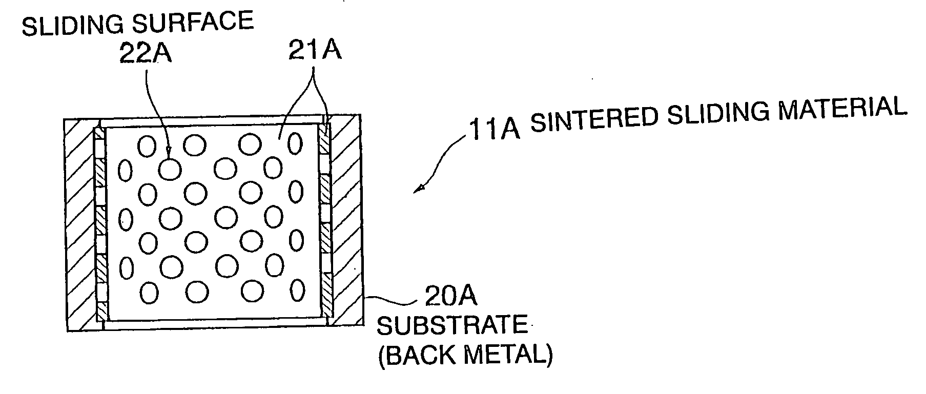 Sintered sliding material, sliding member, connection device and device provided with sliding member