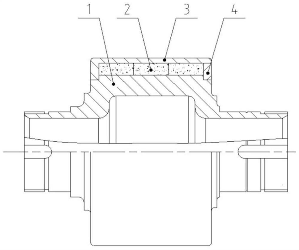 A permanent magnet motor rotor resistant to high temperature and low pressure environment