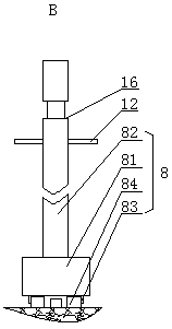 A tidal lane changing device