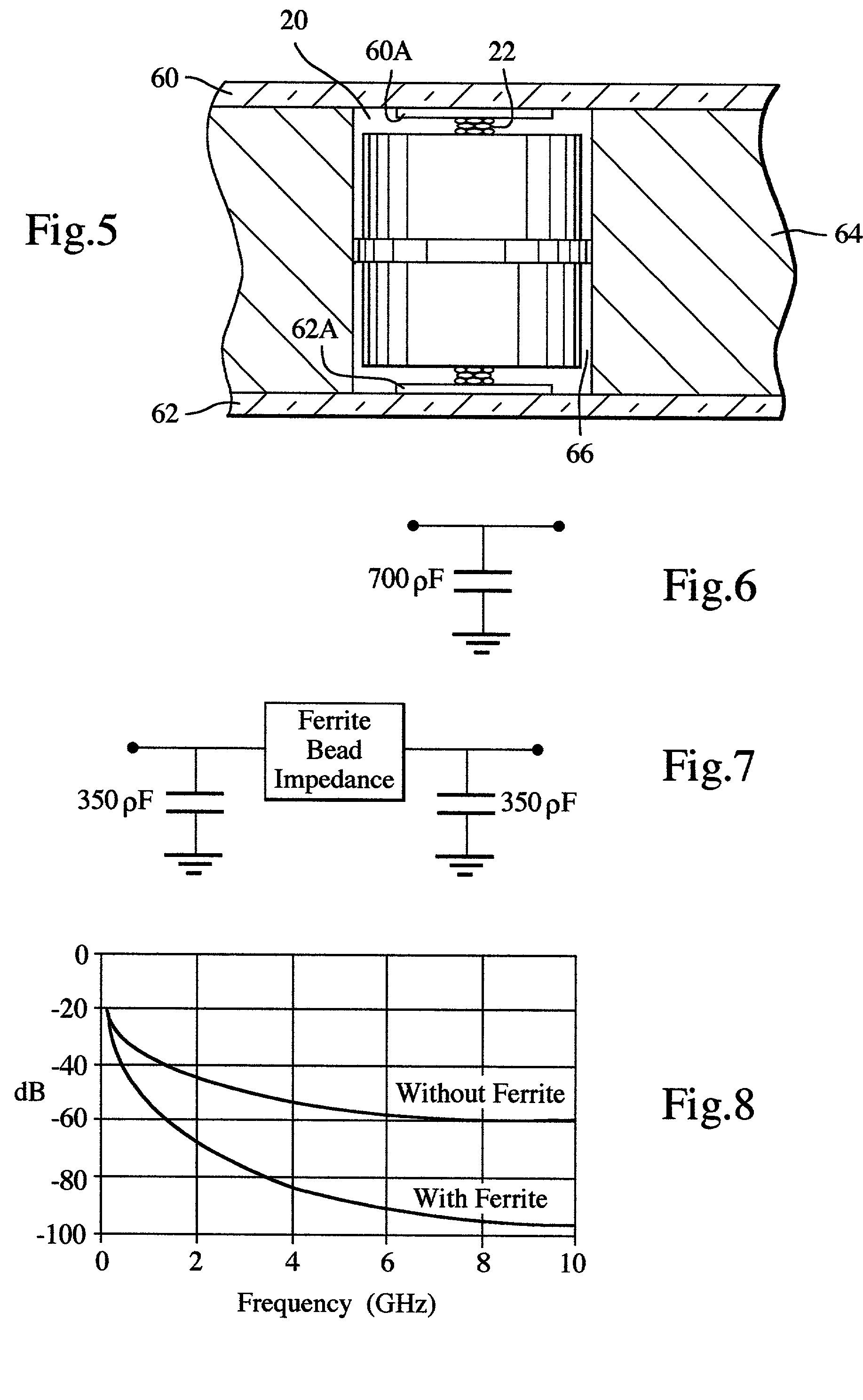 RF filtered DC interconnect