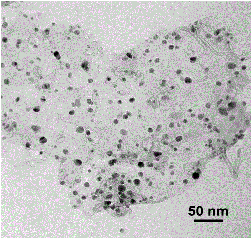 Preparation method of flaky nanoholes carbon and carbon nanotube composite