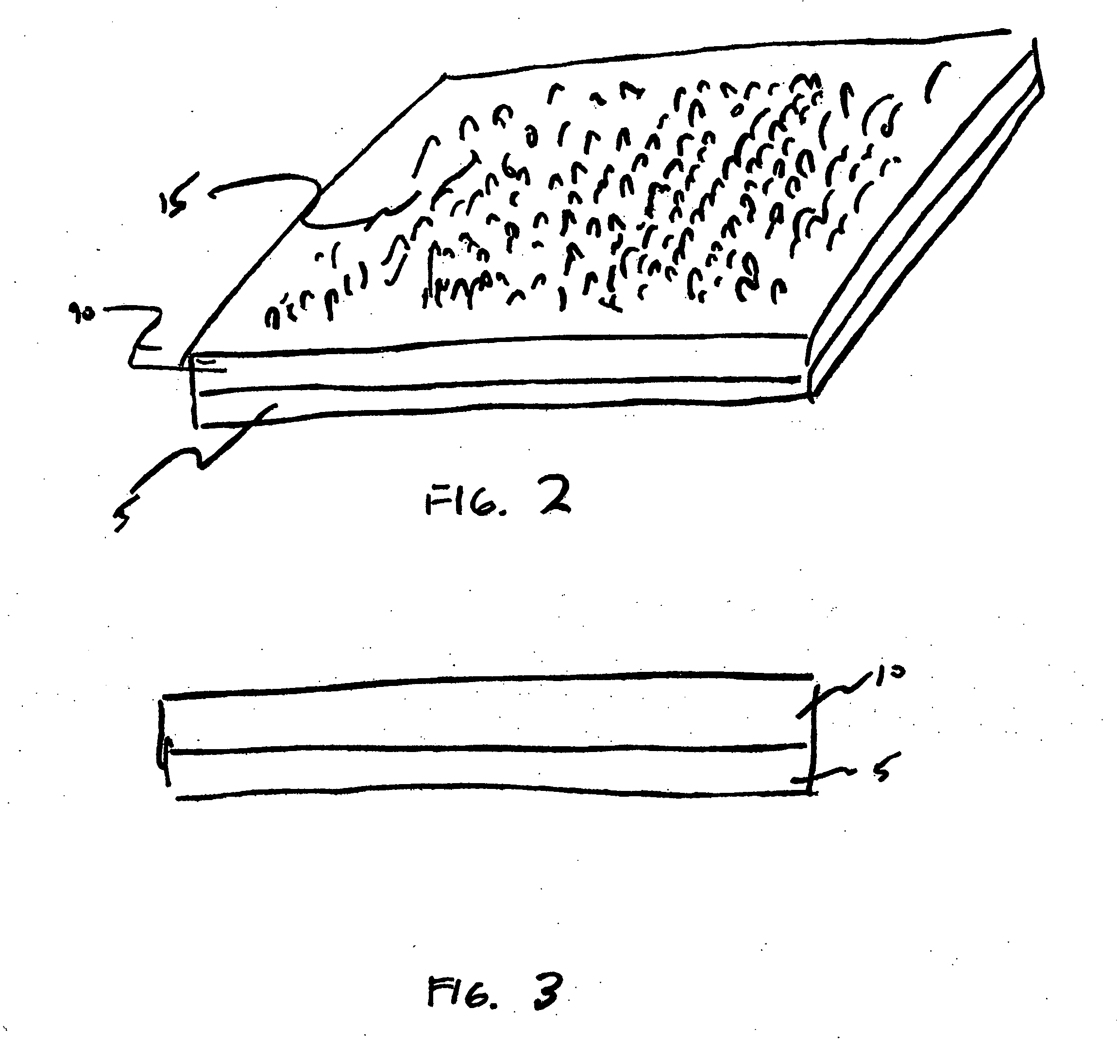 Flexible support for gel wraps