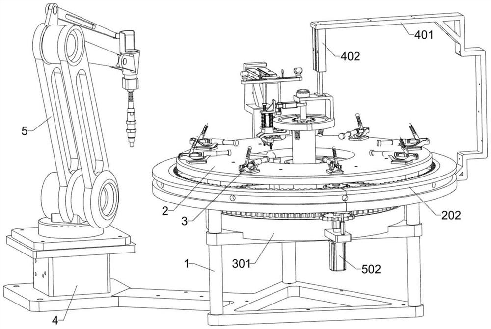 Intelligent detection equipment using robot for production