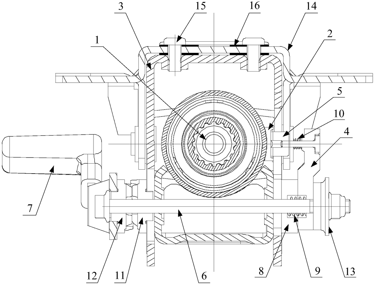 An energy-absorbing structure of a steering column assembly