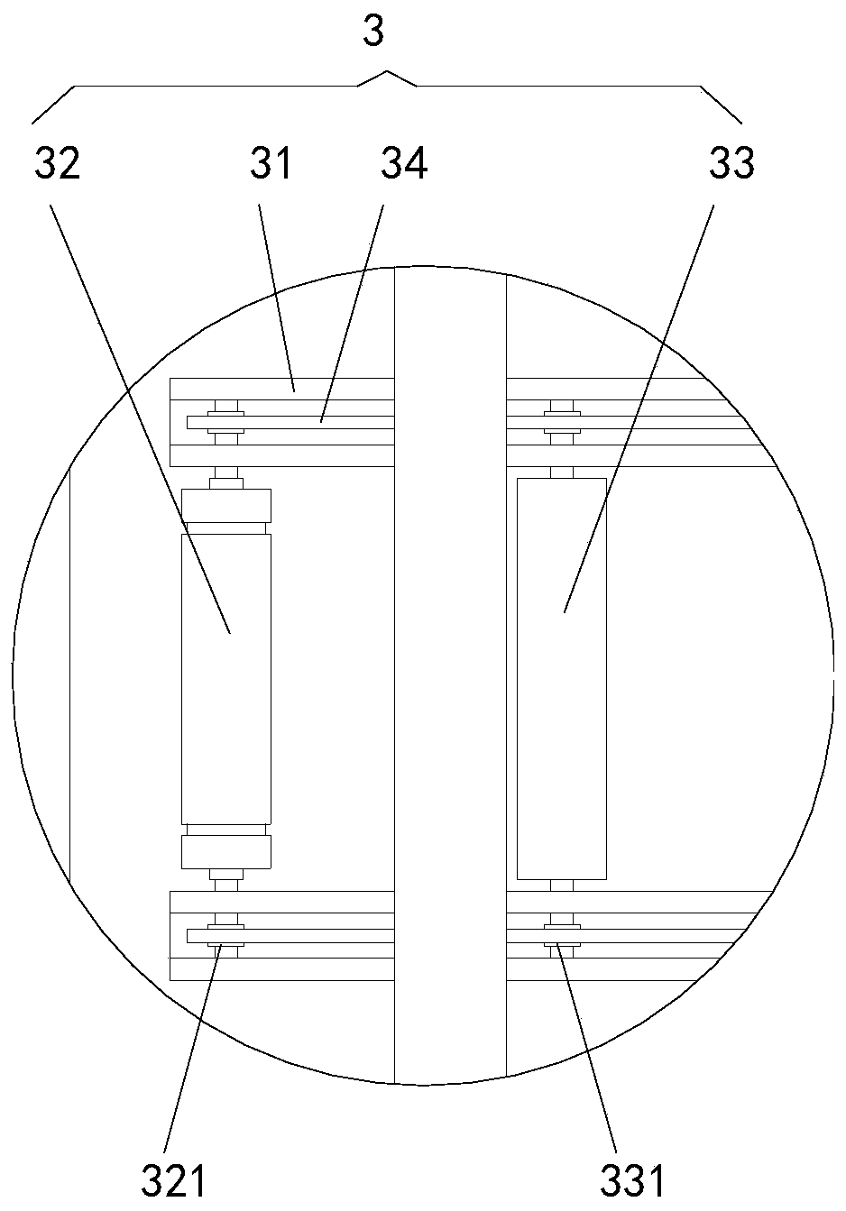 Hard paper card impressing device and method