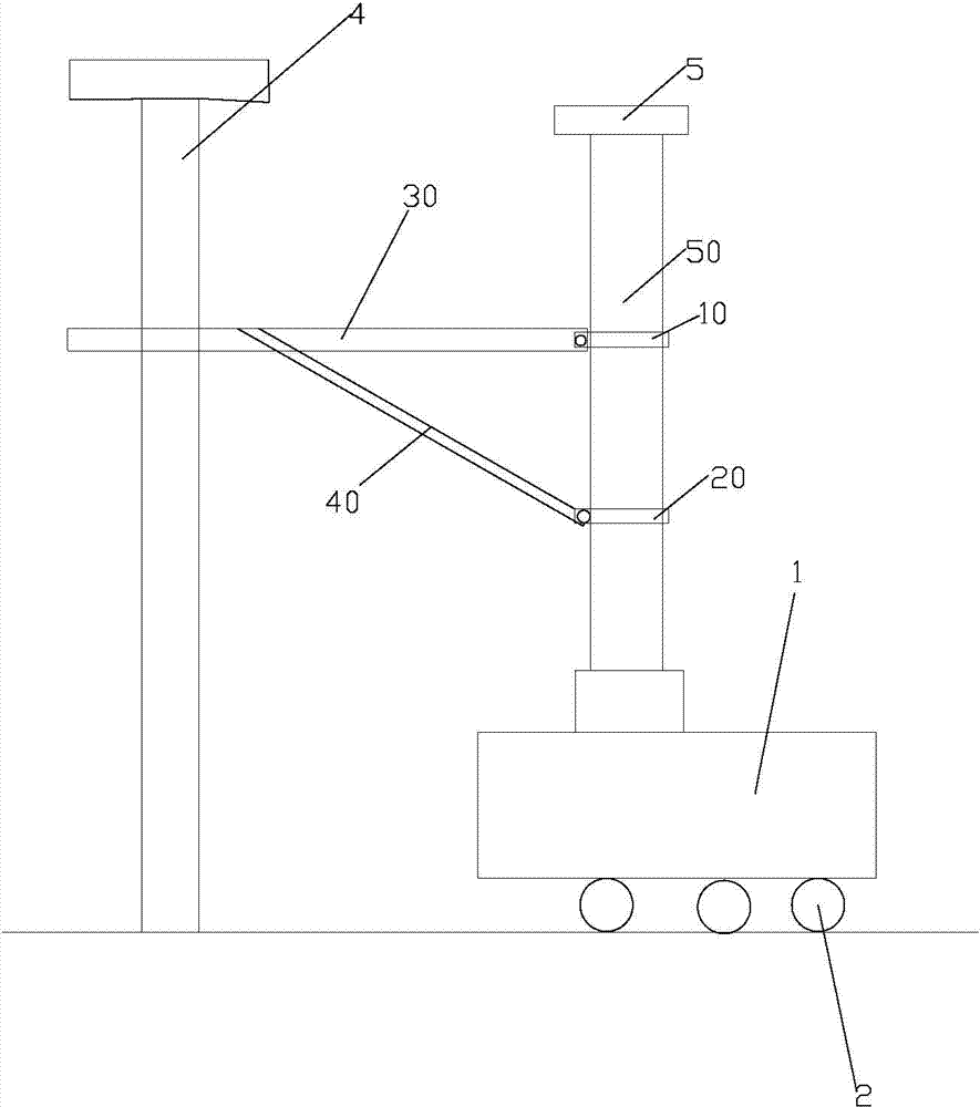 Power maintenance platform system with emergency power supply