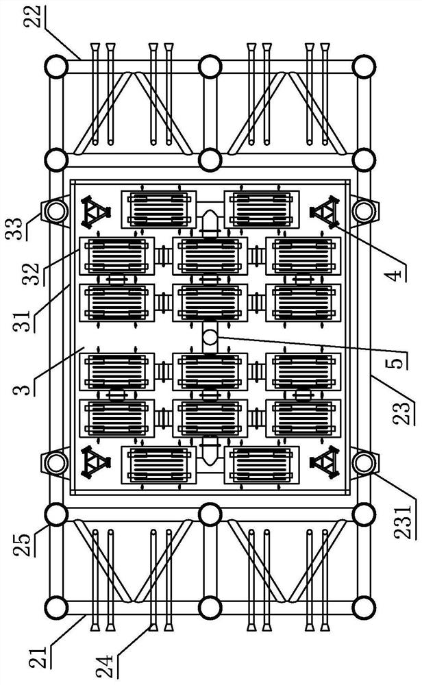 Novel wet-dragging self-installation type offshore transformer substation and seabed big data center integral structure and installation and maintenance method