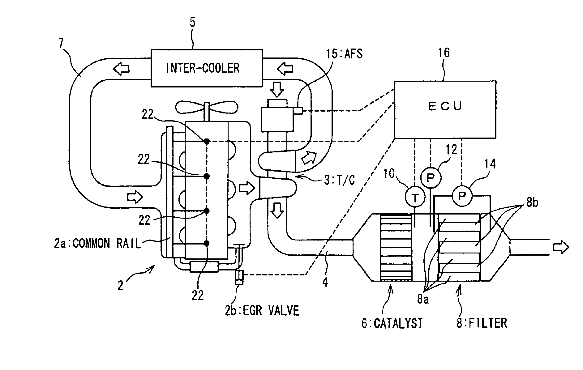 Exhaust gas purifying system and exhaust gas purifying method