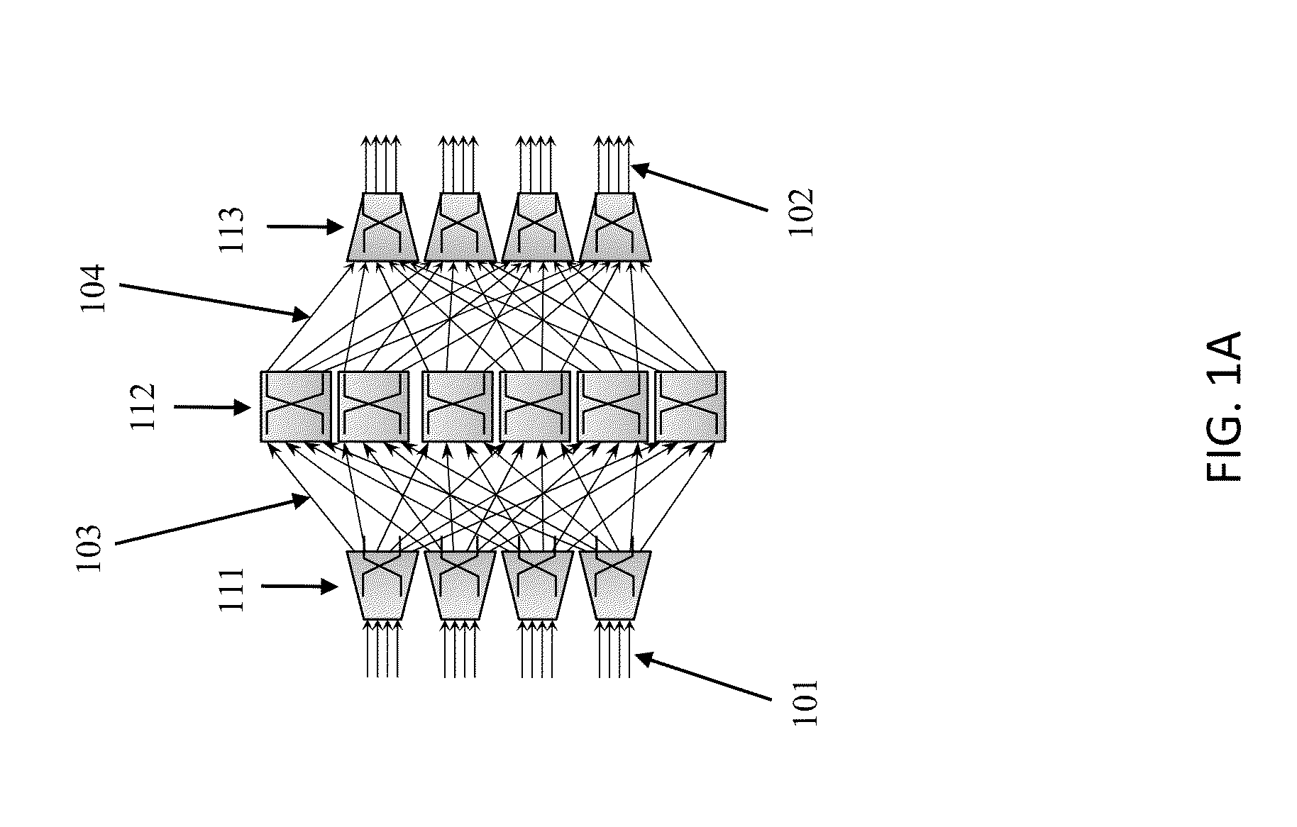 Switching clos network universal element