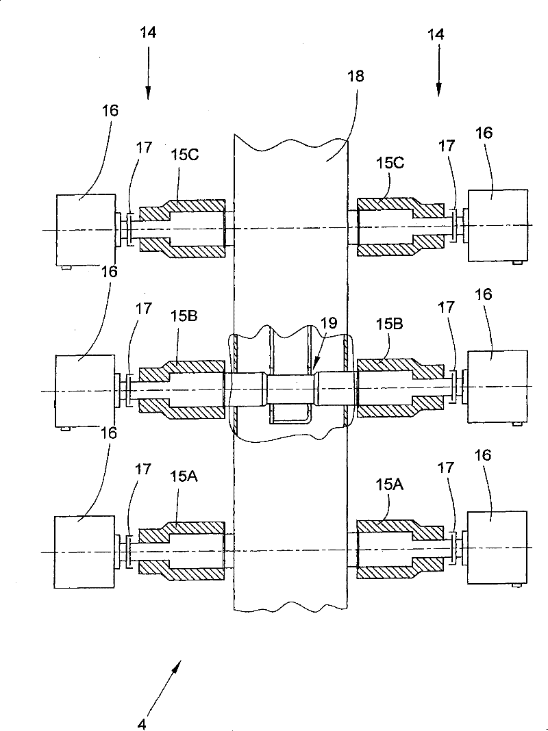 Drafting mechanism for spinning machine