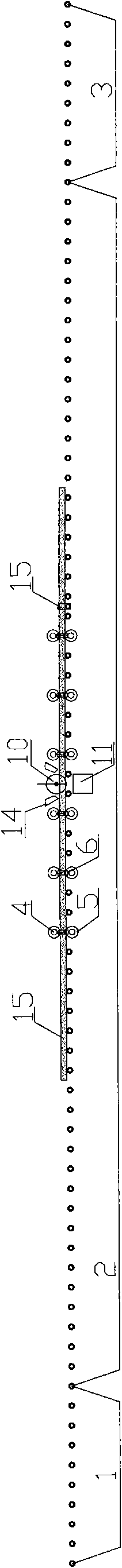 Continuous reversible precision sawing machine