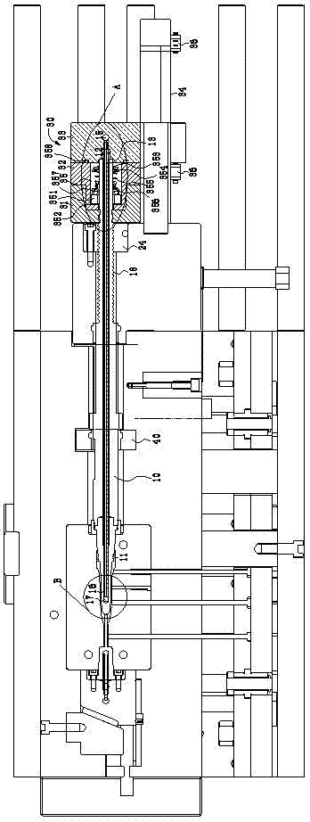 A screw thread mold