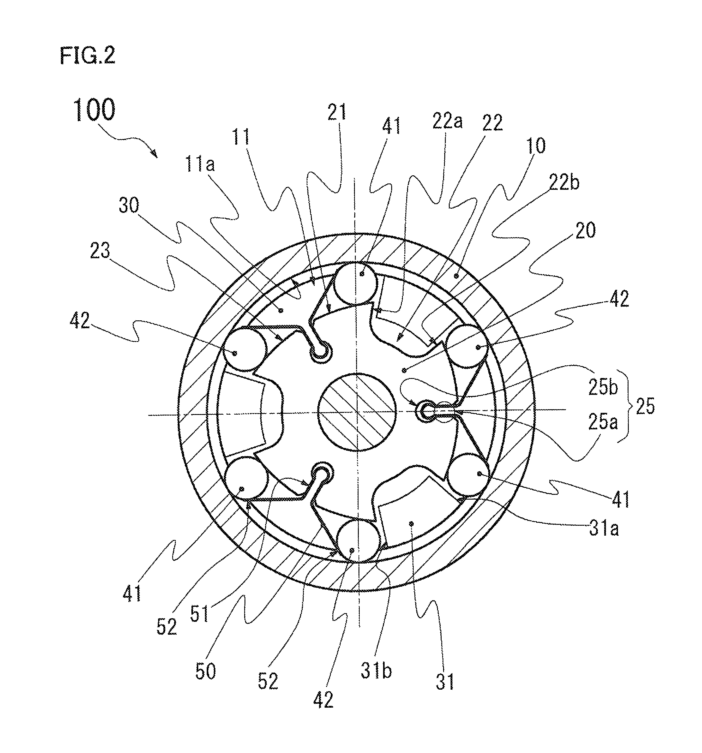 Rotational force transmitting apparatus