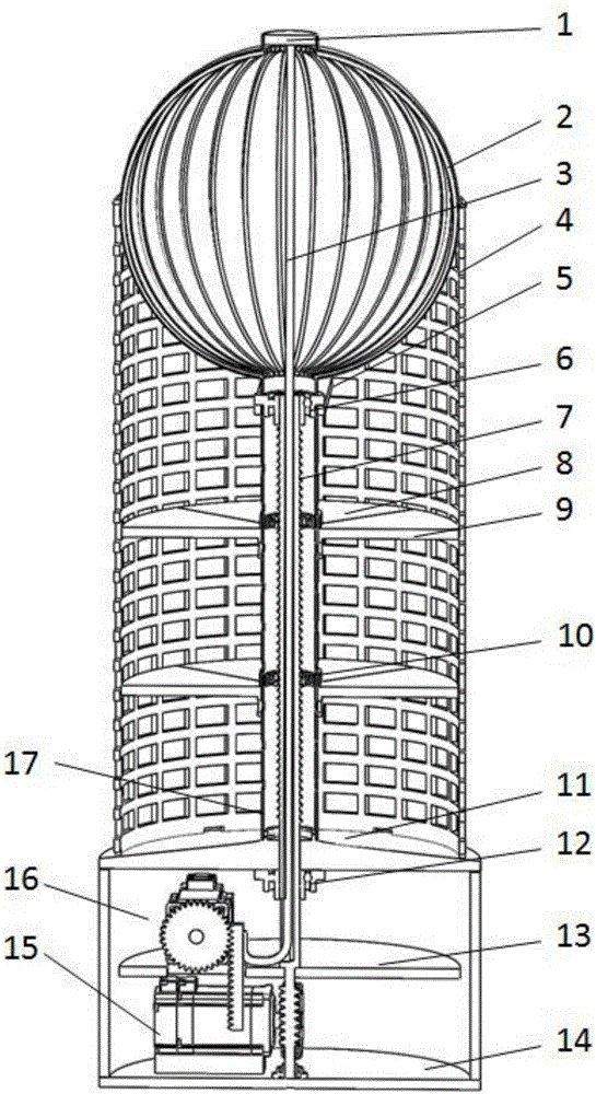 Novel corn cob granary