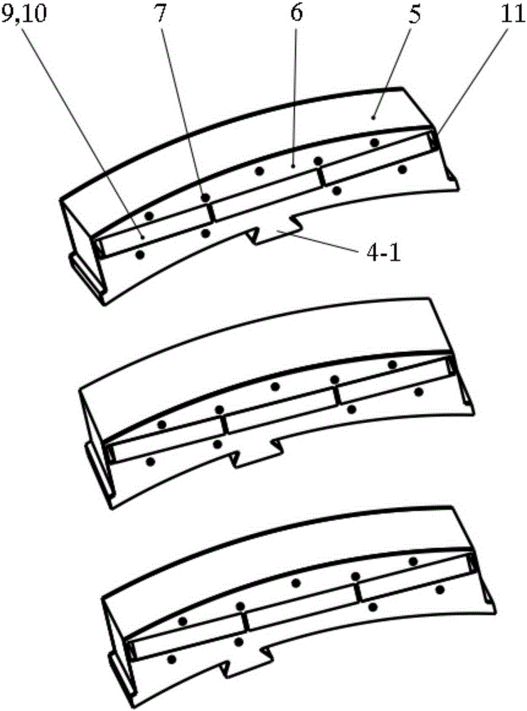 Permanent magnetism motor V-shaped skewed pole rotor structure