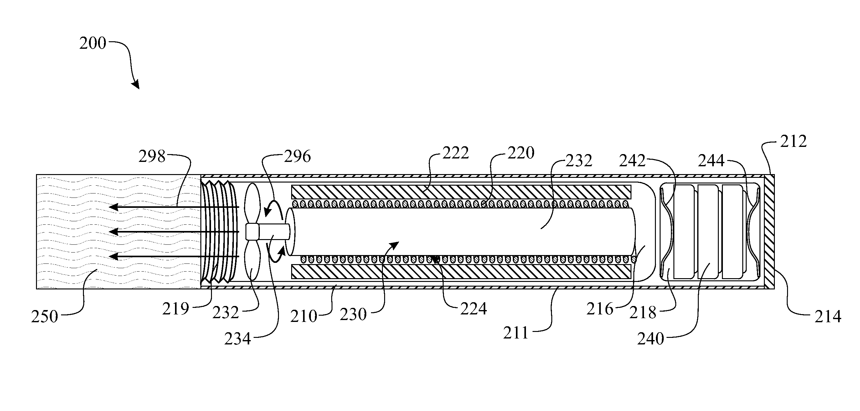 Electronic cigarette with integrated charging mechanism