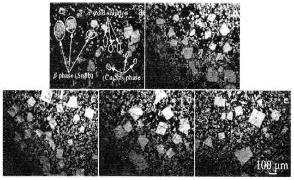 Nickel-plated diamond micro-powder enhanced babbitt metal and preparation process