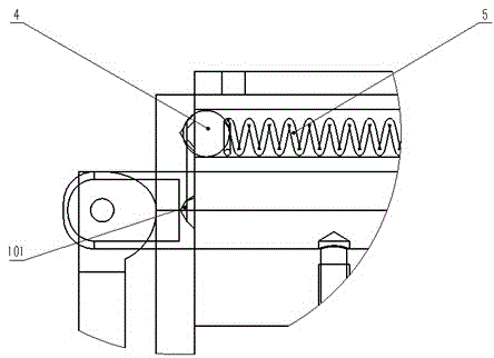 A multi-position positioning locking mechanism