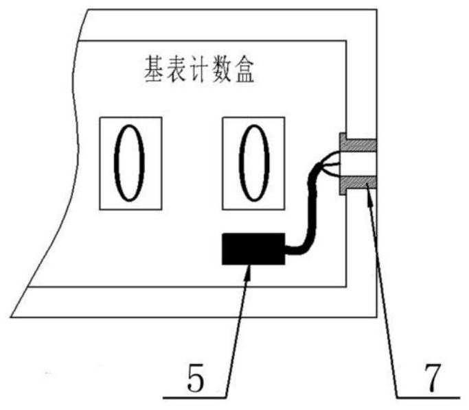 Gas meter with data transmission function