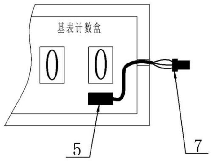 Gas meter with data transmission function