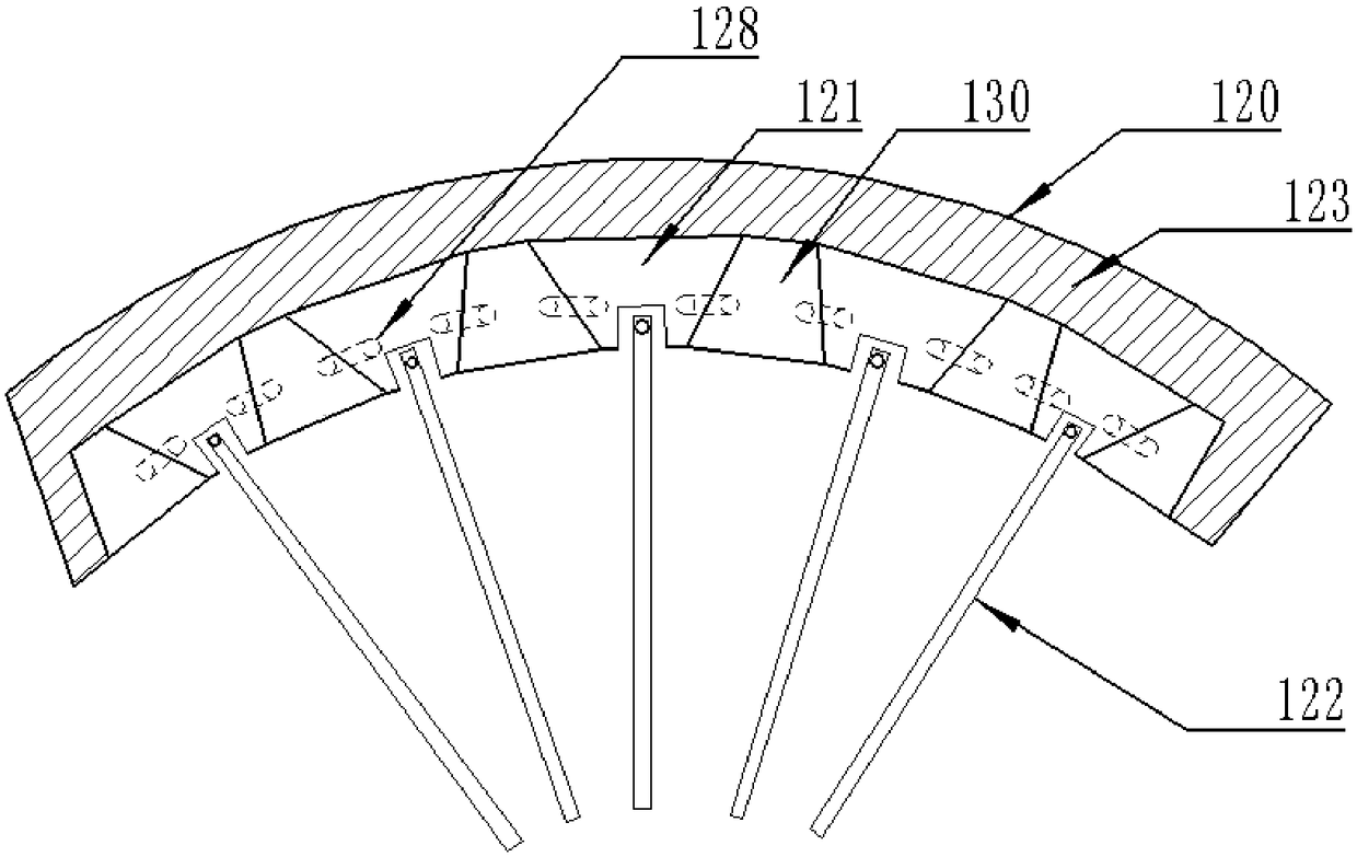 Stabilizing and supporting device for automobile bumper