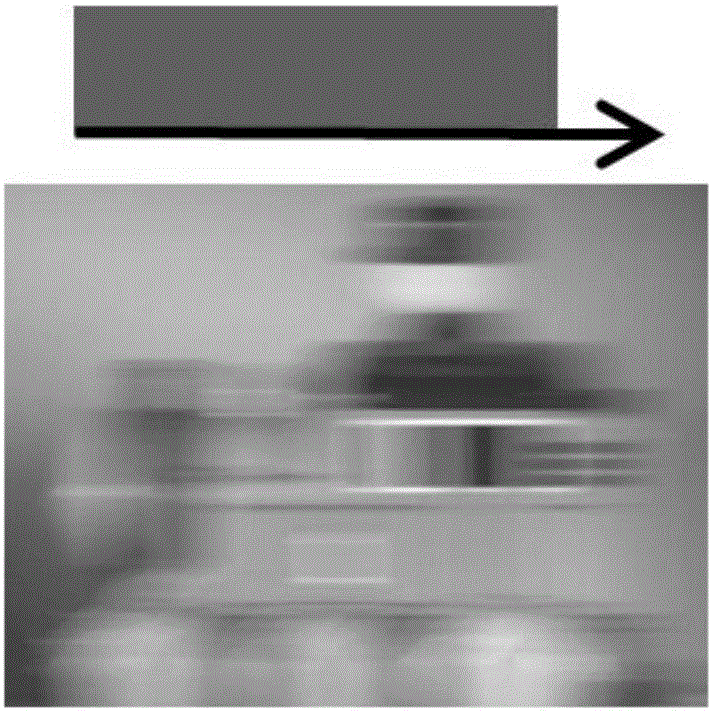 Motion scene imaging method and system based on area array CMOS image sensor