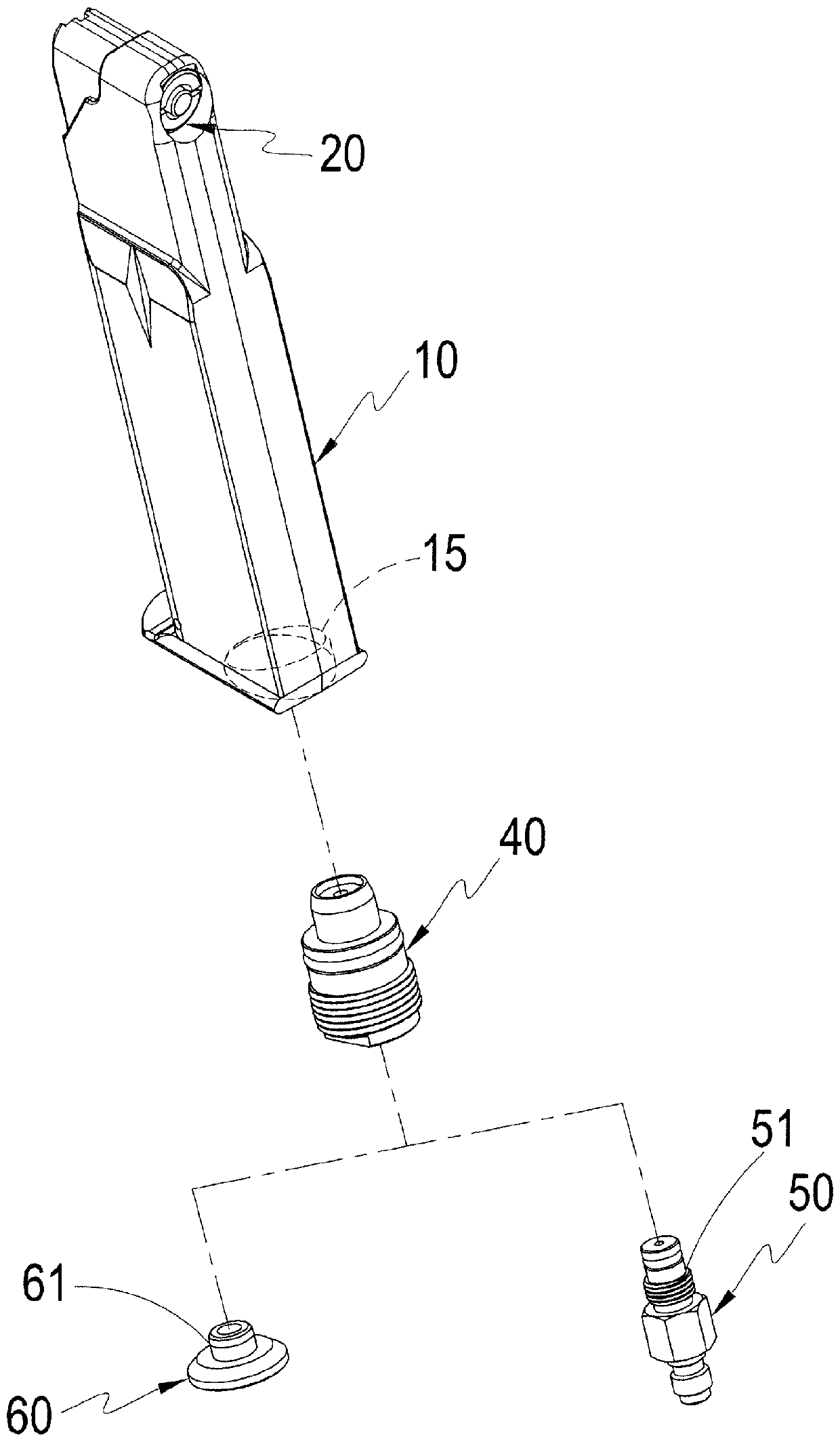 Toy gun magazine module