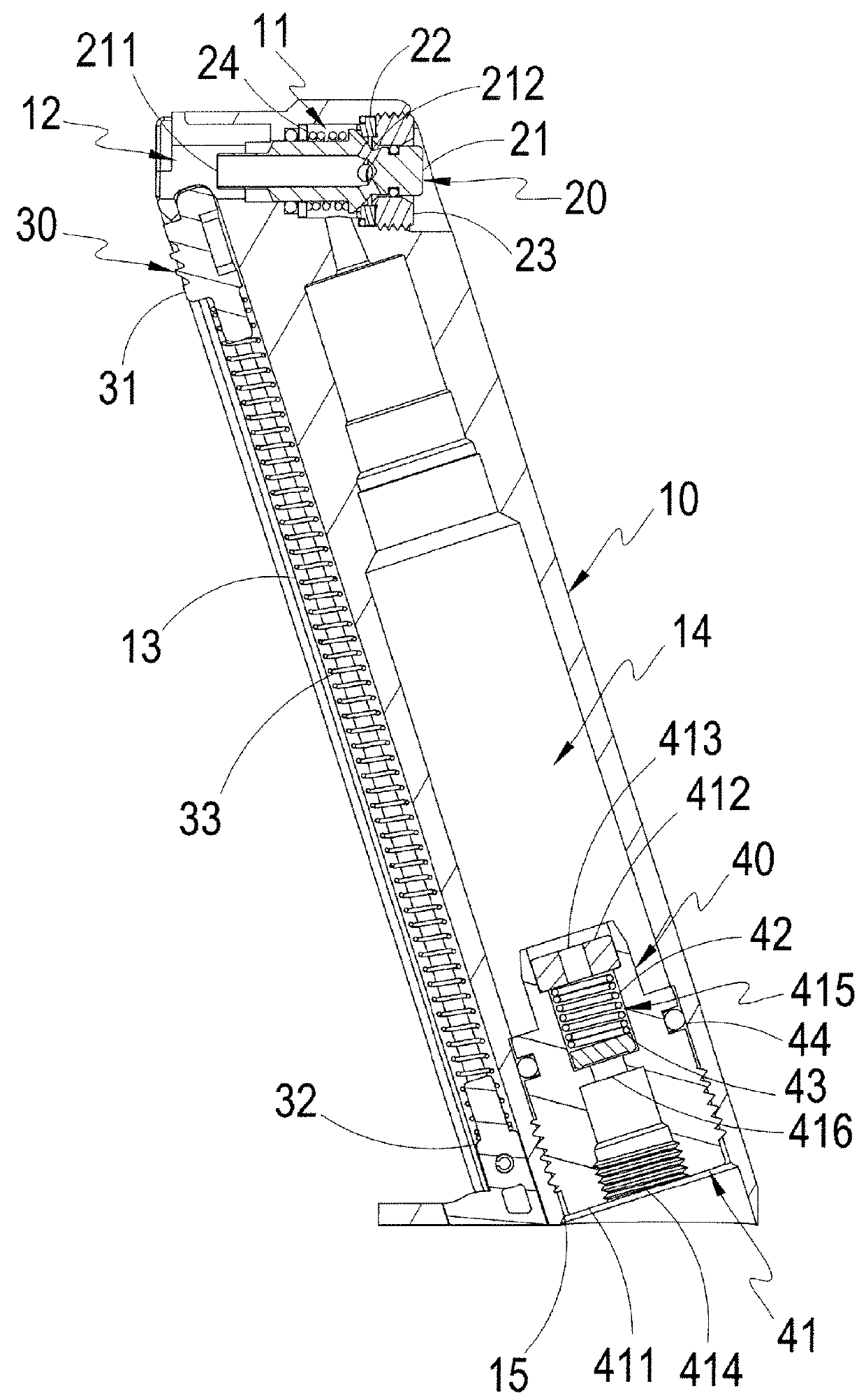 Toy gun magazine module