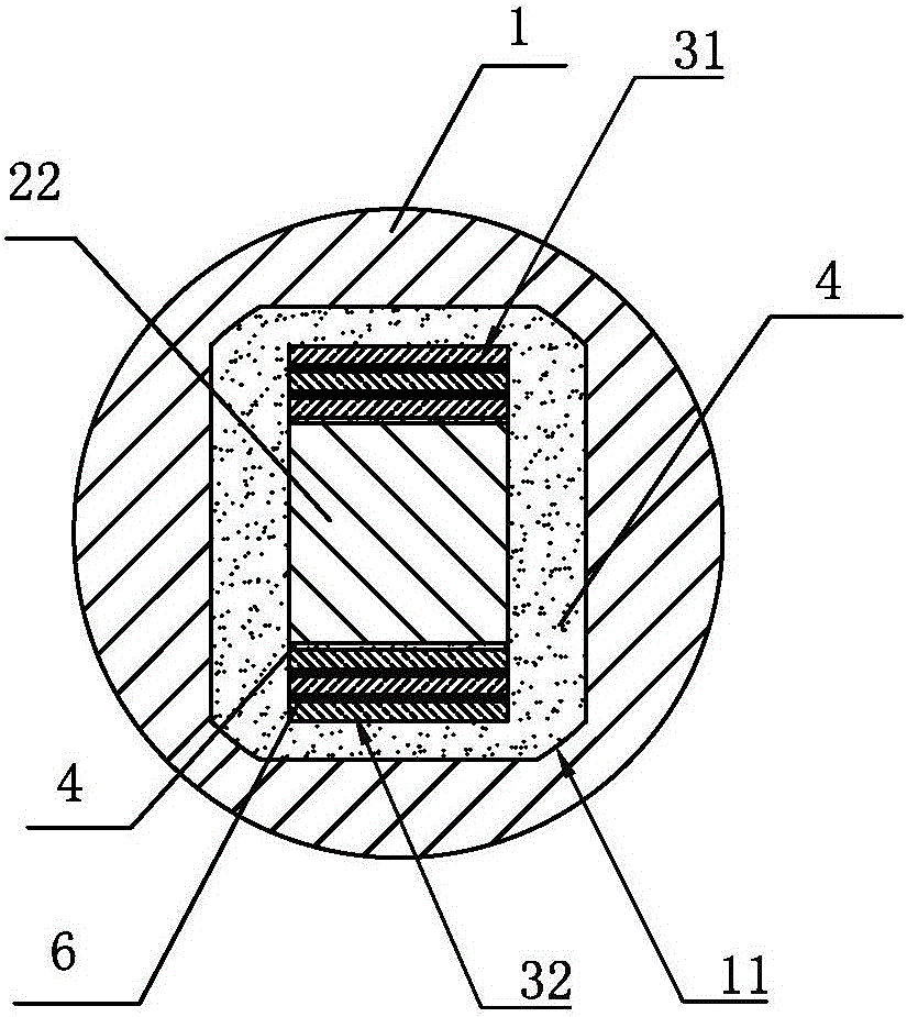 Large-tonnage carbon fiber superimposed plate bundle anchorage