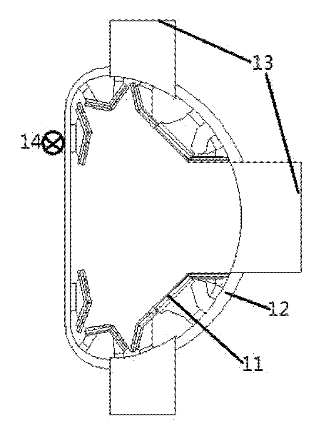 Method for cleaning first wall of magnetic confinement fusion device by using high-frequency field