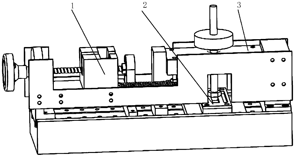 A test device for a quasi-zero stiffness vibration isolator