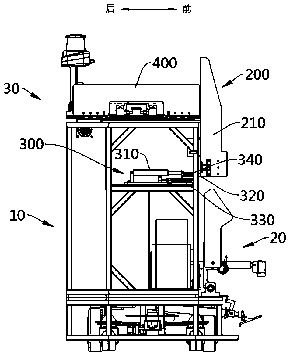 Guiding component, wood floor storage and supply device and wood floor paving robot