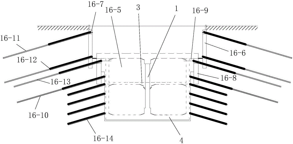 Excavation construction technology for subway station foundation pit in upper-soft lower-hard ground