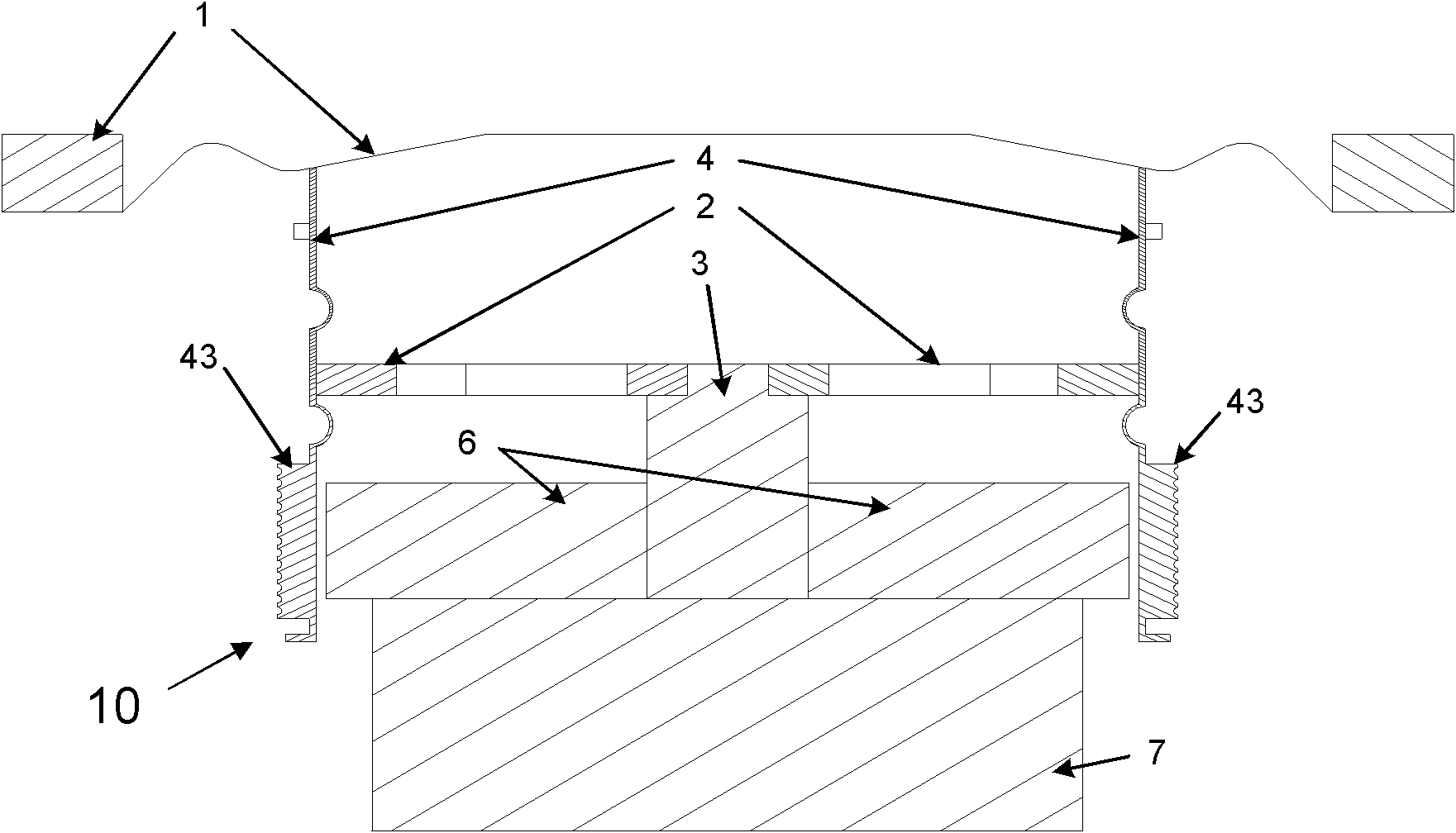 Loudspeaker and vibration part thereof